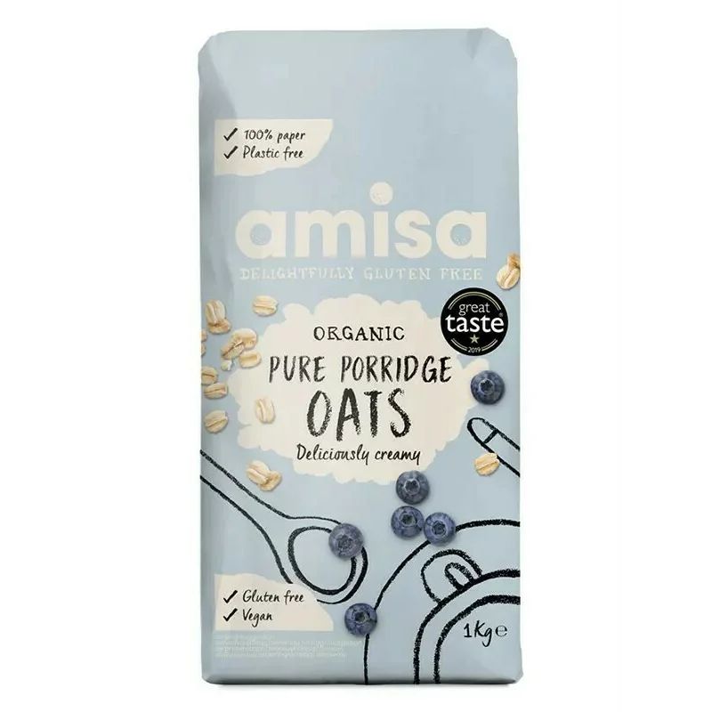Porridge din ovaz bio 1kg Amisa