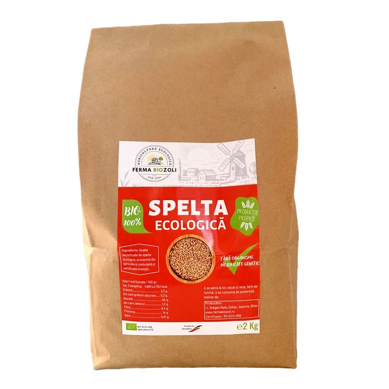 Grau spelta, BOABE, bio, 2kg, Ferma BioZoli