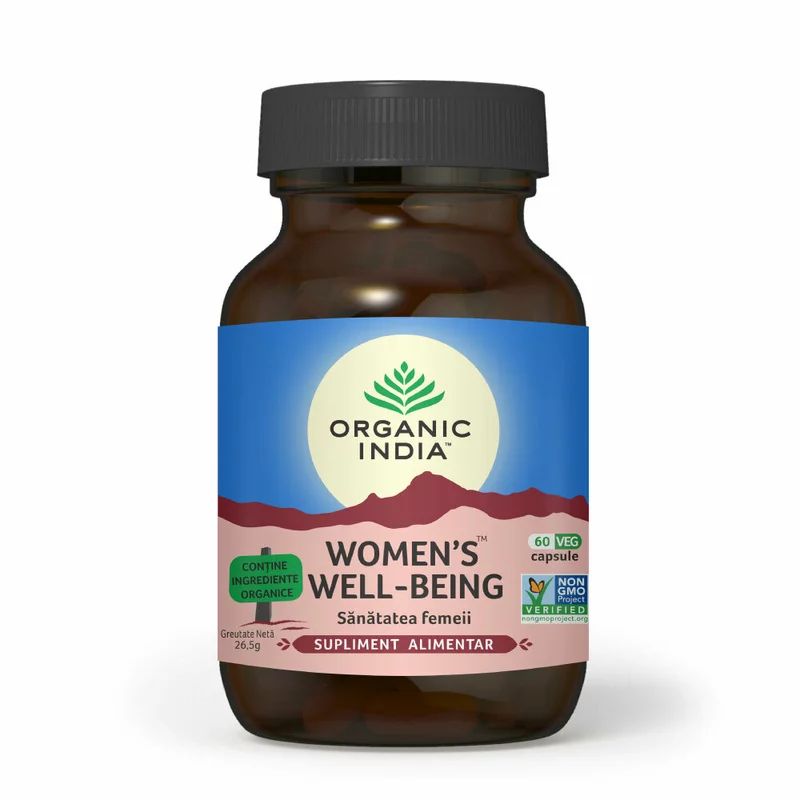 Wwb | Sanatatea Femeii, Sindrom Premenstrual, 60 Cps Veg, Organic India