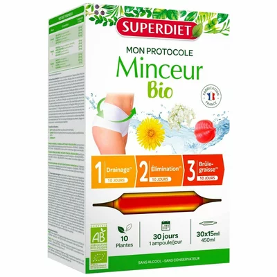 PROTOCOL SLABIRE, BIO, 30 fiole din sticla x 15ml, SUPERDIET