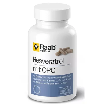 Resveratrol si OPC 500mg 90 capsule 45g Raab