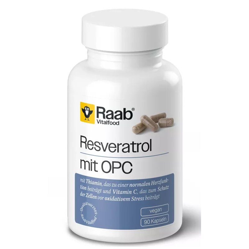 Resveratrol si OPC 500mg 90 capsule 45g Raab