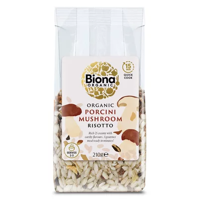 Risotto cu hribi bio 210g Biona