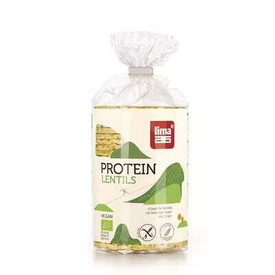 Rondele proteice din linte expandata bio 100g Lima - PRET REDUS