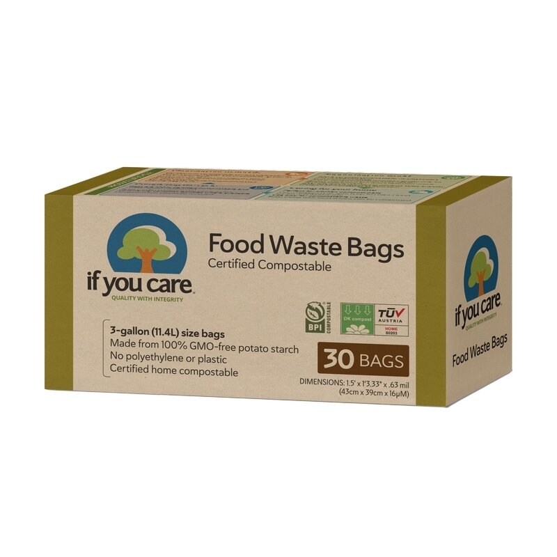 Saci menajeri compostabili 11.4L, 30 buc., If You Care