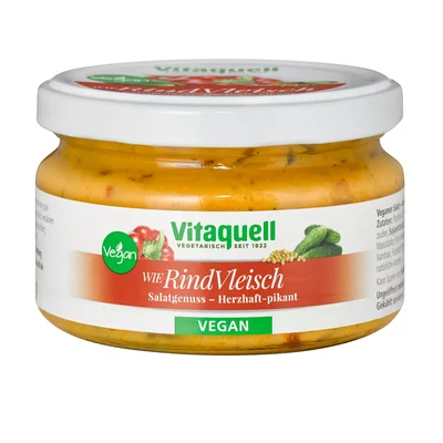 Salata cu proteina din soia, ardei si castraveti 180g Vitaquell