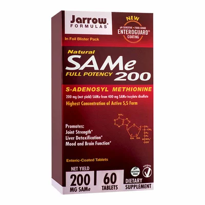 SAM-e 200mg, Jarrow Formulas, 60 tablete, Secom