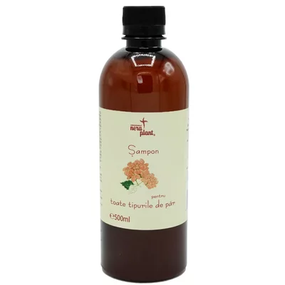 Sampon natural pentru toate tipurile de par, 500ml, Laboratoarele Nera Plant
