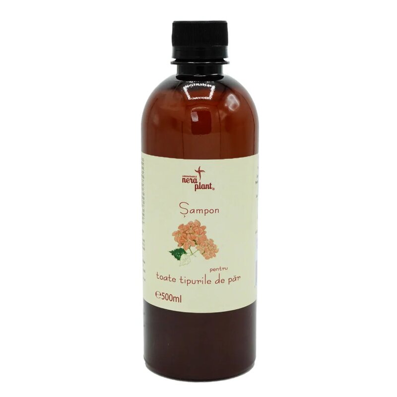 Sampon natural pentru toate tipurile de par, 500ml, Laboratoarele Nera Plant