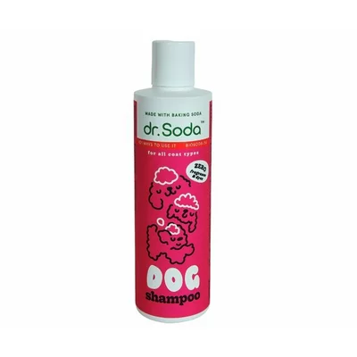 Sampon pentru caini cu bicarbonat de sodiu, 250ml, Dr.Soda