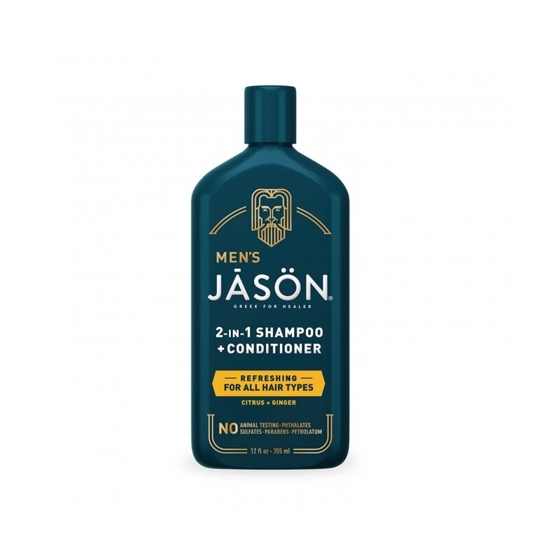 Sampon si balsam 2 in 1 Refreshing , pentru barbati, 355ml, Jason