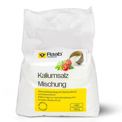 Sare cu continut redus de sodiu 1000g Raab