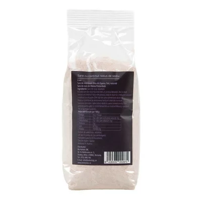 Sare cu continut redus de sodiu fina 500g Green Bliss