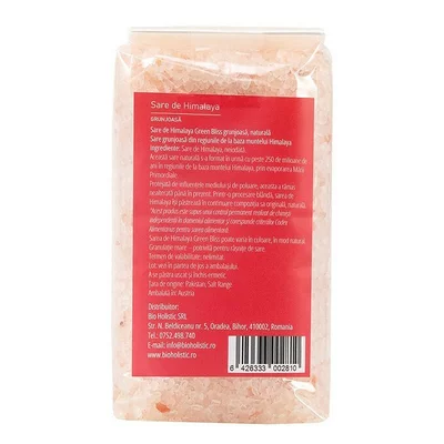 Sare de Himalaya grunjoasa 500g Green Bliss