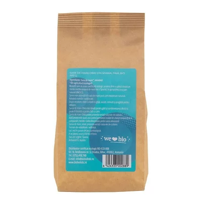 Sare de mare fina bio 500g Obio
