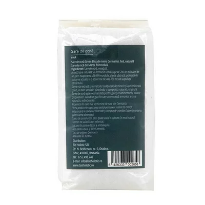 Sare de ocna fina 500g Green Bliss