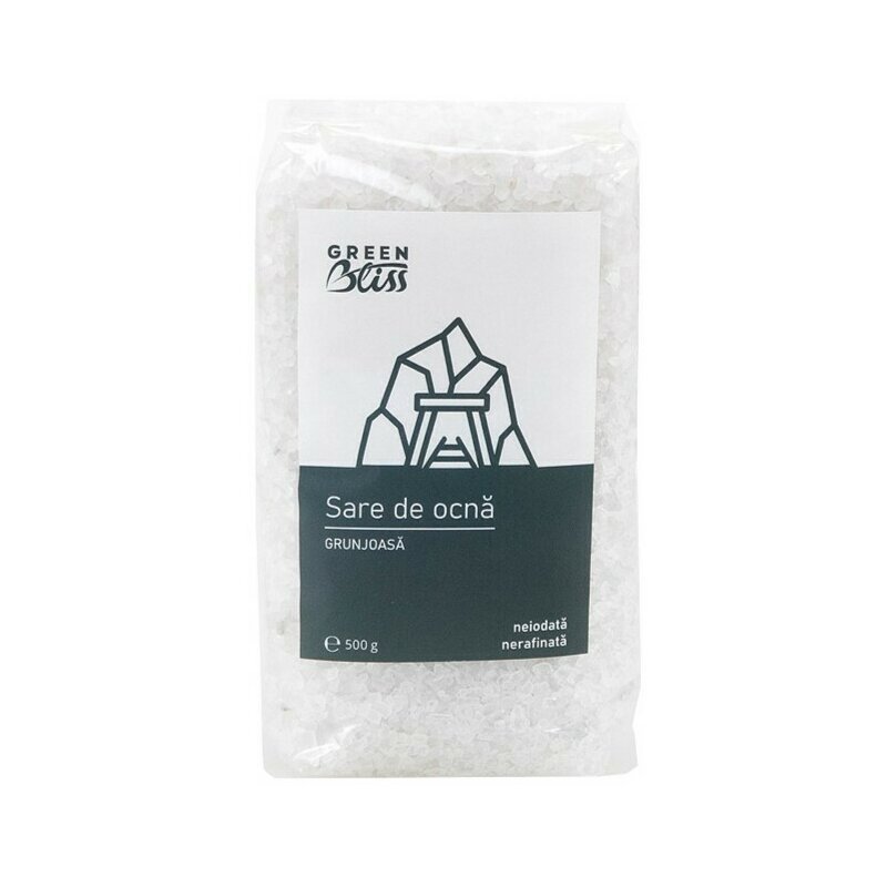 Sare de ocna grunjoasa 500g Green Bliss