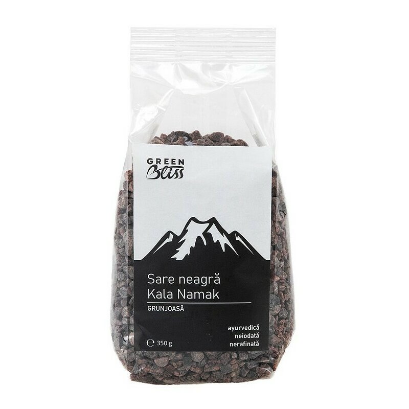 Sare neagra Kala Namak grunjoasa 350g Green Bliss