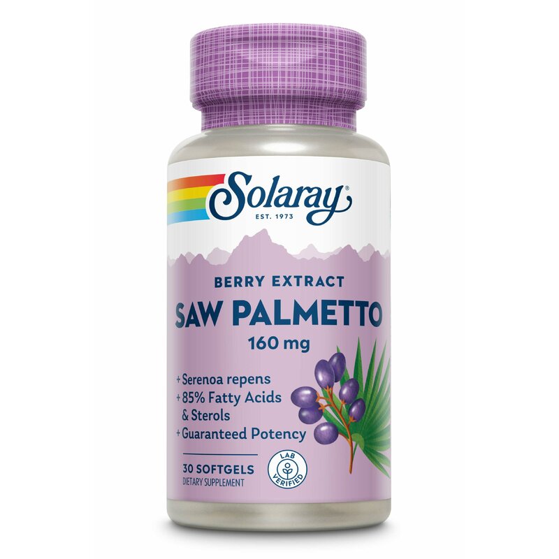 Saw Palmetto 160mg, Solaray, 30 capsule, Secom