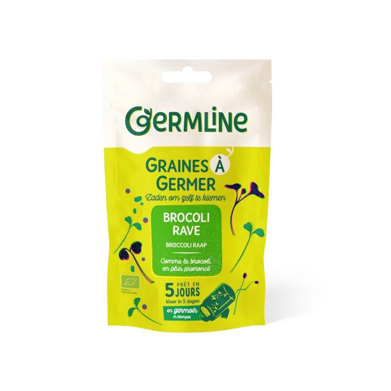 Seminte de Broccoli Rabe bio pt. germinat, 150g - Germline