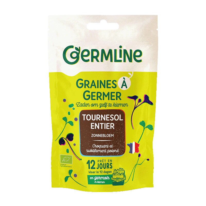 Seminte de floarea soarelui pt. germinat bio 100g Germline