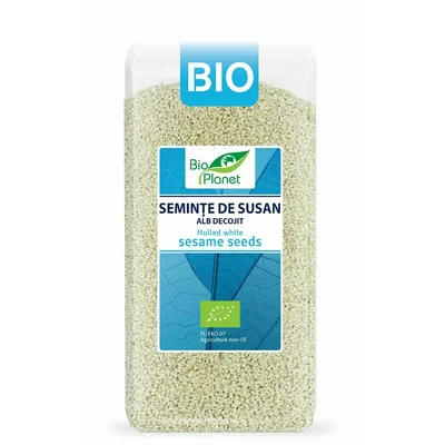 Seminte de susan alb decojit, bio, 250g, Bio Planet PRET REDUS