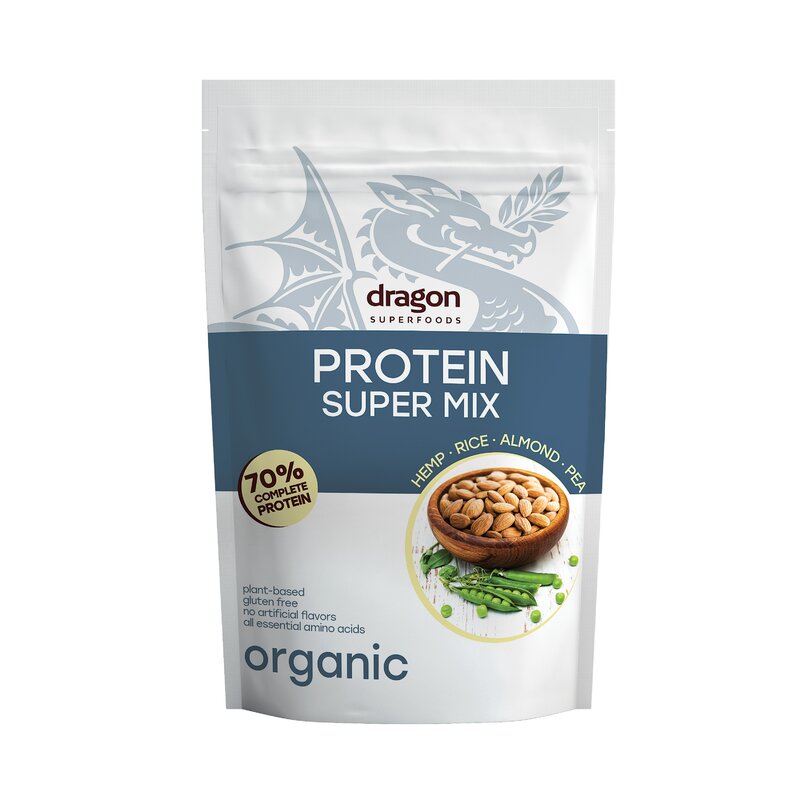 Shake proteic super mix bio 500g Dragon Superfoods