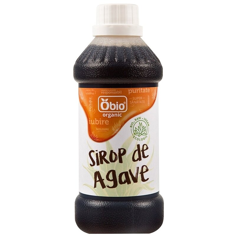 Sirop de agave raw organic, 250ml - Obio