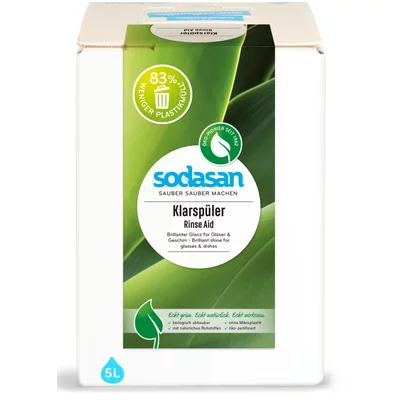 Solutie de clatire pentru masina de spalat vase ecologica 5l Sodasan
