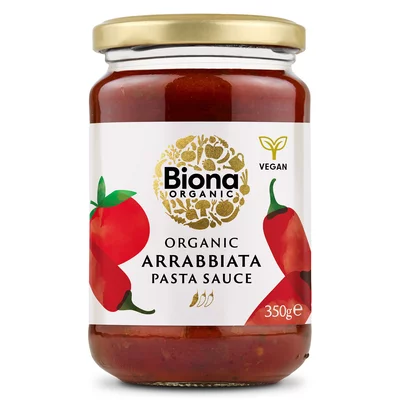 Sos Arrabbiata pentru paste bio 350g Biona