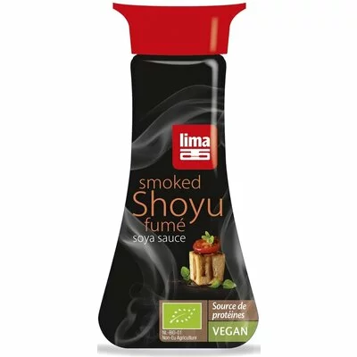 Sos de soia Shoyu afumat bio 145ml, Lima PRET REDUS