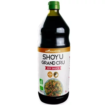 Sos de soya Shoyu Grand Cru bio 1 L, Aromandise