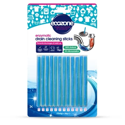 Stick pentru desfundarea tevilor si eliminarea mirosului neplacut, 12buc,  Ecozone