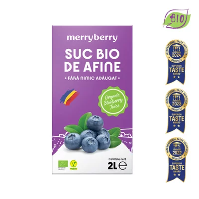 Suc de afine, bio, 2L, MerryBerry