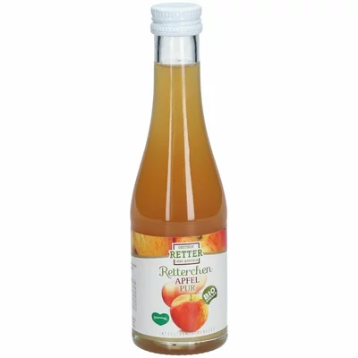 Suc de mere pur, bio, 190ml, Retter PRET REDUS