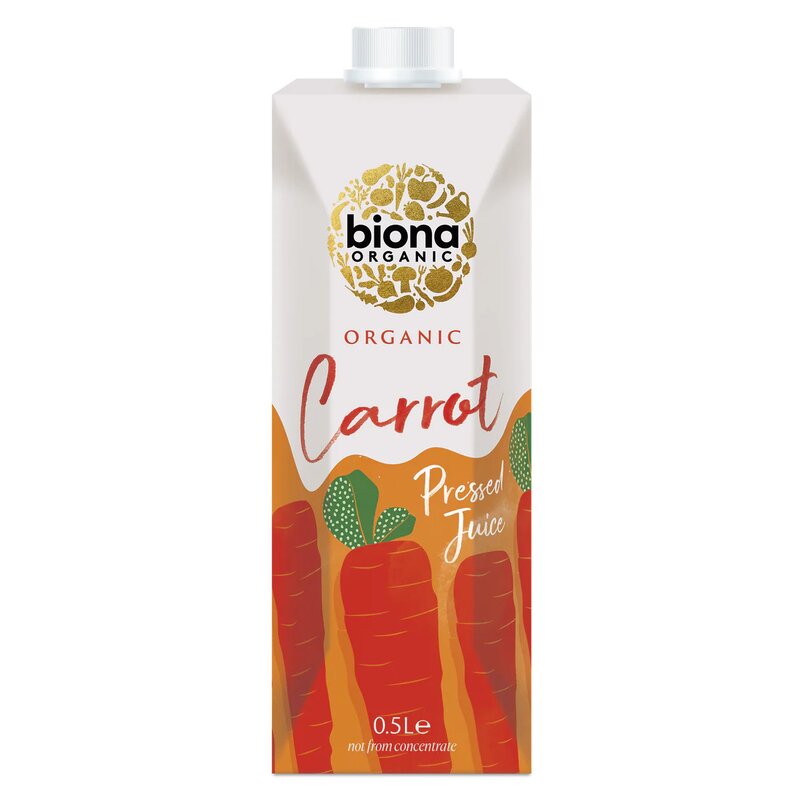 Suc de morcovi, bio, 500ml, Biona