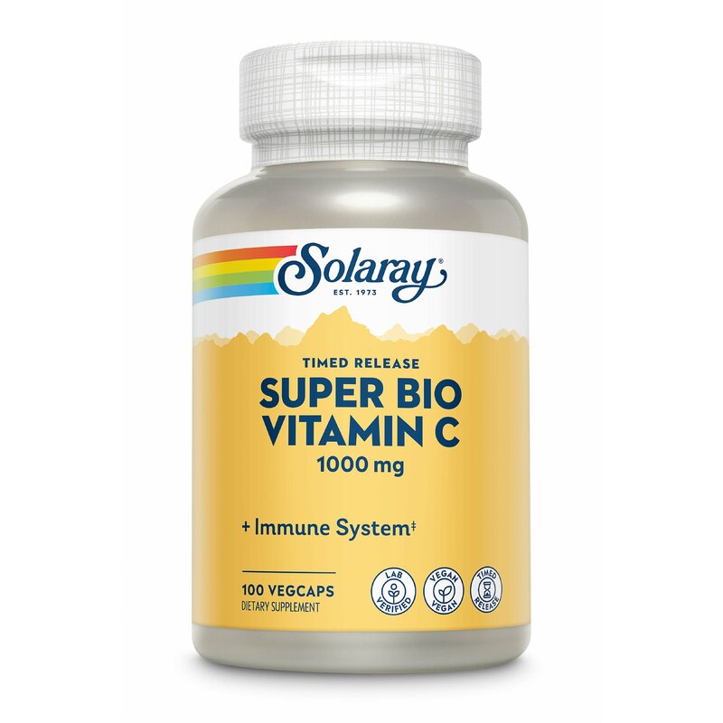 Super Bio Vitamin C, Solaray, 100 capsule, Secom