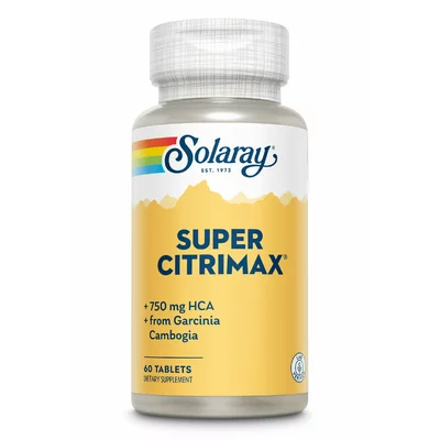 Super CitriMax® (Garcinia cambogia), Solaray, 60 tablete, Secom