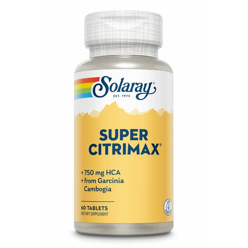 Super CitriMax® (Garcinia cambogia), Solaray, 60 tablete, Secom