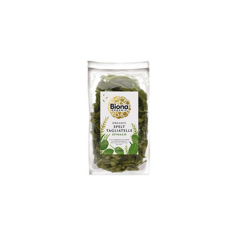 Tagliatelle din spelta cu spanac eco, 250g, Biona