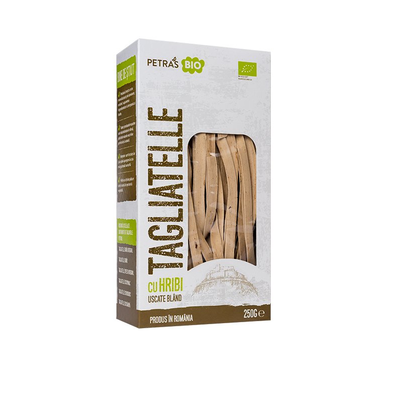 Tagliatelle eco cu hribi, Petras Bio, 250g