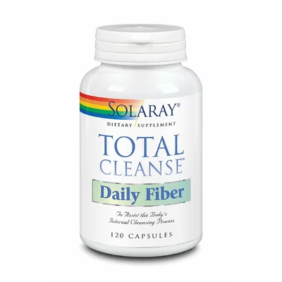 Total Cleanse™ Daily Fiber, Solaray, 120 capsule, Secom
