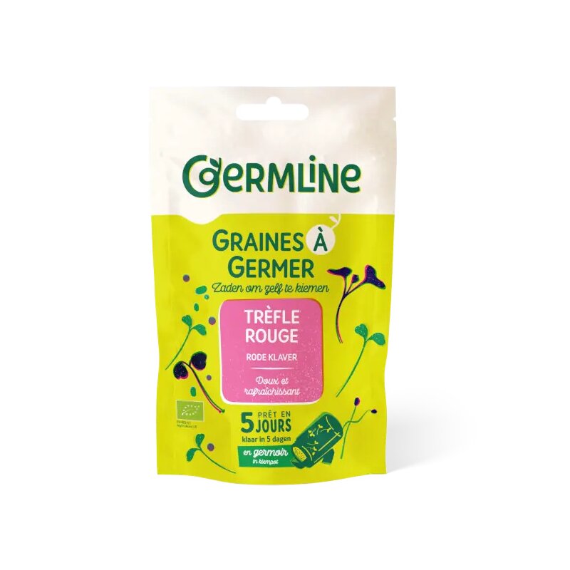 Trifoi rosu seminte pt. germinat bio 150g Germline