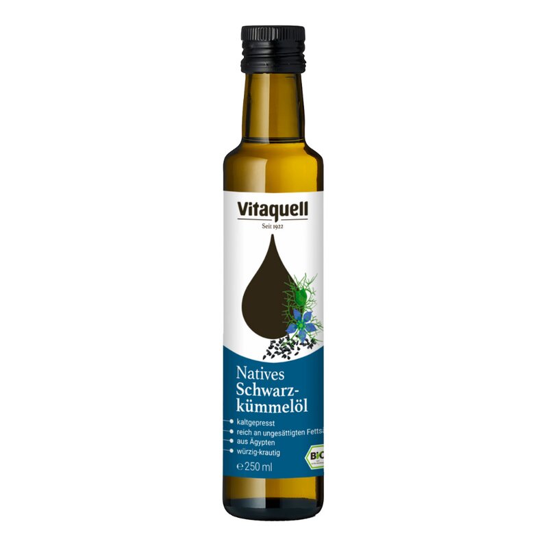 Ulei de chimen negru bio 250ml Vitaquell