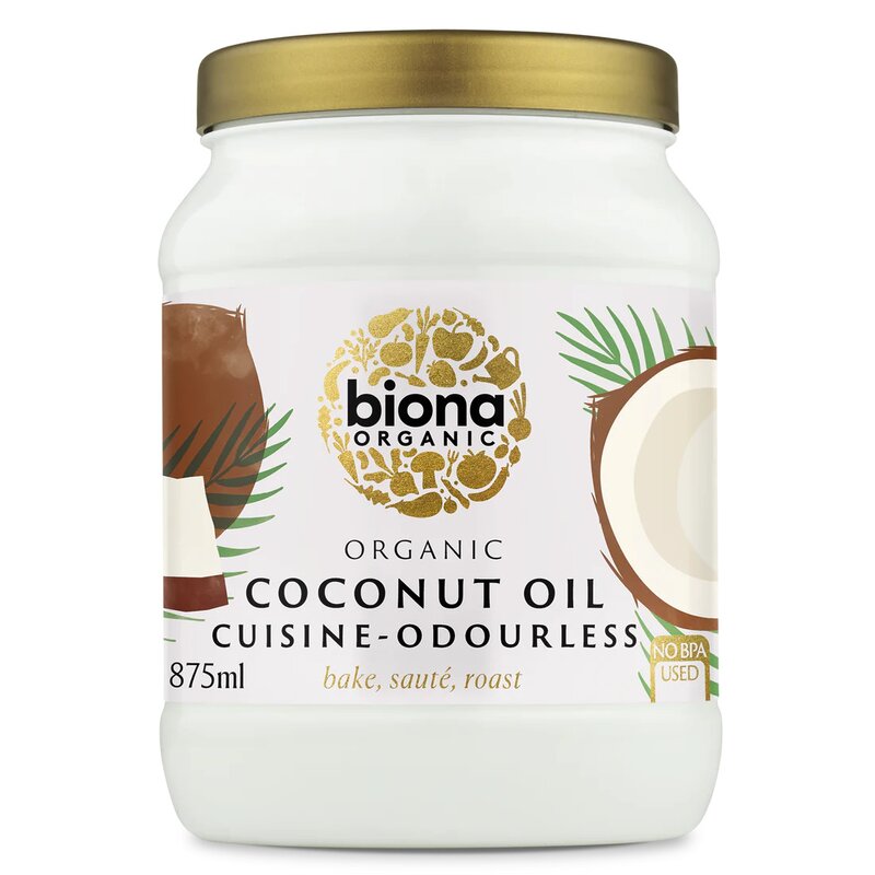 Ulei de cocos dezodorizat pentru gatit bio 875ml