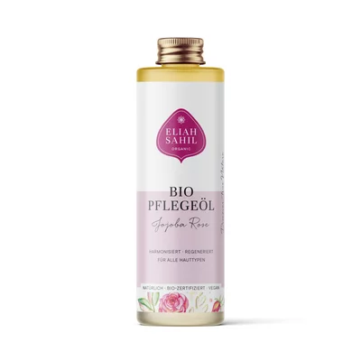 Ulei de jojoba si trandafir pentru corp si par bio 100ml Eliah Sahil