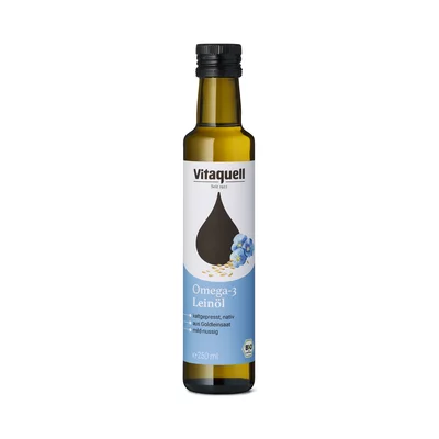 Ulei din seminte de in bio 250ml Vitaquell