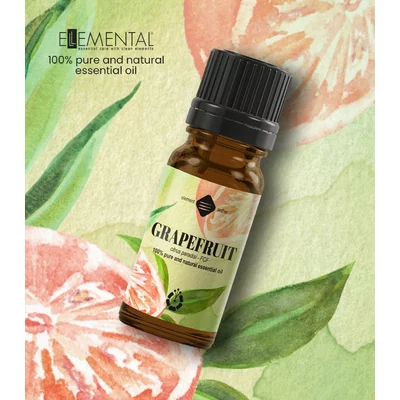 Ulei esential de Grapefruit FCF, 10ml, Ellemental