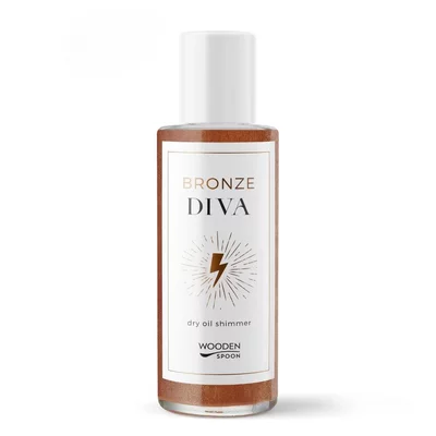 Ulei uscat stralucitor Bronze Diva, 100ml, Wooden Spoon PRET REDUS