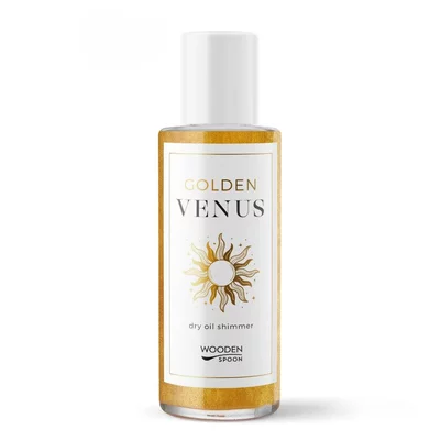 Ulei uscat stralucitor Golden Venus, 100ml, Wooden Spoon PRET REDUS